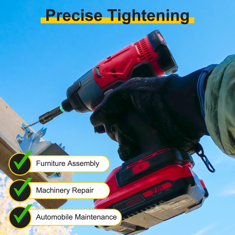 sourcing map 2pcs Nut Driver Drill Bit 5/16 Inch Socket