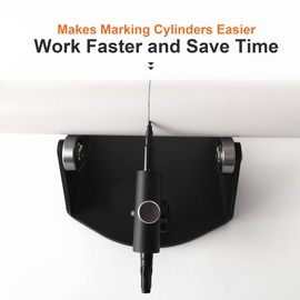 Pipefitter tools, pipe wrap-around marking tool, and pipe notching and cutting guide, designed for drawing perfect arcs on pipes, metal pipes, and glass tubes （1 piece）