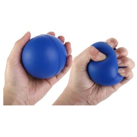 Blue Elastic Finger Strengthening Grip Ball, Wrist Exercise Ball Finger Strengthening Grip Ball Squeeze Training Tool, Finger Exerciser Ball