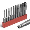 LMXMGRG 5 Point Security Torx Bit Set 10pcs Star Bits