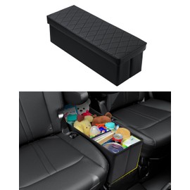 Mixsuper Liner Car Seat Organizer for Kia Telluride 2026 2025 2024-2020, Console Organizer Backseat Box for Kia Telluride, Kids Toys Baby Supplies Dog Toy Box Storage Bin Travel Accessories