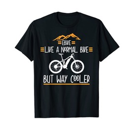 Ebike Elekto Bicycle Mountain Bike Funny Saying Ebike T-Shirt