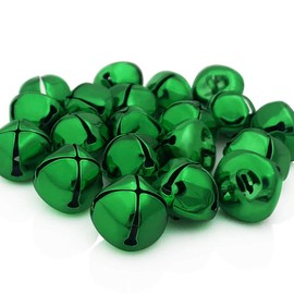 Hot Bear Jingle Bells 1-Inch, 20-Pack (green)
