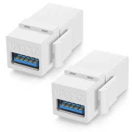URWOOW USB 3.0 Keystone Jack Inserts (2 Pack)