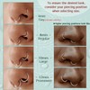 BodyBonita 1Pcs G23 Titanium Nose Rings Hoops for Women 20G