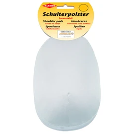 Kleiber KR 5 Raglan Shoulder Pad with Hook and Loop Tape, 50% cotton, white, 16 x 11.5 x 4 cm