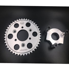 Rear Hub Adapter 1.5" and 44T Sprocket for 2 Stroke Engine Kit