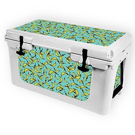 MightySkins (Cooler Not Included) Skin Compatible with RTIC 45 Cooler (2017 Model) - Bananas | Protective, Durable, and Unique Vinyl Decal wrap Cover | Easy to Apply | Made in The USA