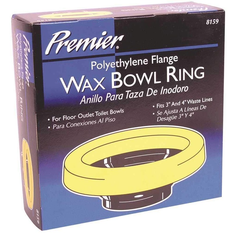 Danco 40619 Toilet Bowl Wax Ring with Sleeve , Brown
