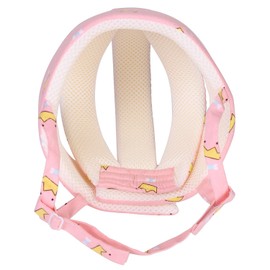 Baby Protective Cap Safety Helmet Toddler Infant Anti-Fall Anti-Collision Head Protection Hat Adjustable Head Guard with Chin Strap Breathable Baby Crawling Walking Helmet for 8-36 Months Boys Girls