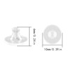 Earring Backs Rubber, 200pcs Soft Clear Silicone Earring Backs for