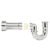 Westbrass D402NE-1-05 1-1/2" New England Style P-Trap with High Box