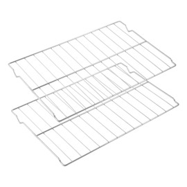 WPW10256908 Oven Rack Stove Replacement Parts for Whirlpool 304 Stainless Steel Gas Range Oven Rack Roper Maytag Kenmore jennair Amana Electric Shelf Rack W10256908 Stove Oven Racks Baking Rack 2 Pcs