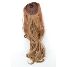 WIG ME UP - YZF-TC18-18 Hairpiece Braid Blonde Wavy 45 cm Tape Hair Clip Hair Extension
