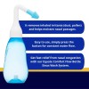Equate Comfort Flow Bottle & 50 Saline Packets Blue Nasal