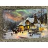 Thomas Kinkade Studio Postcard Santa's Night Before Christmas