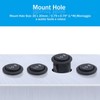 Taiss/8Pcs Round Rocker Toggle Switch Black AC 250V/10A 125V/12A ON/OFF/ON