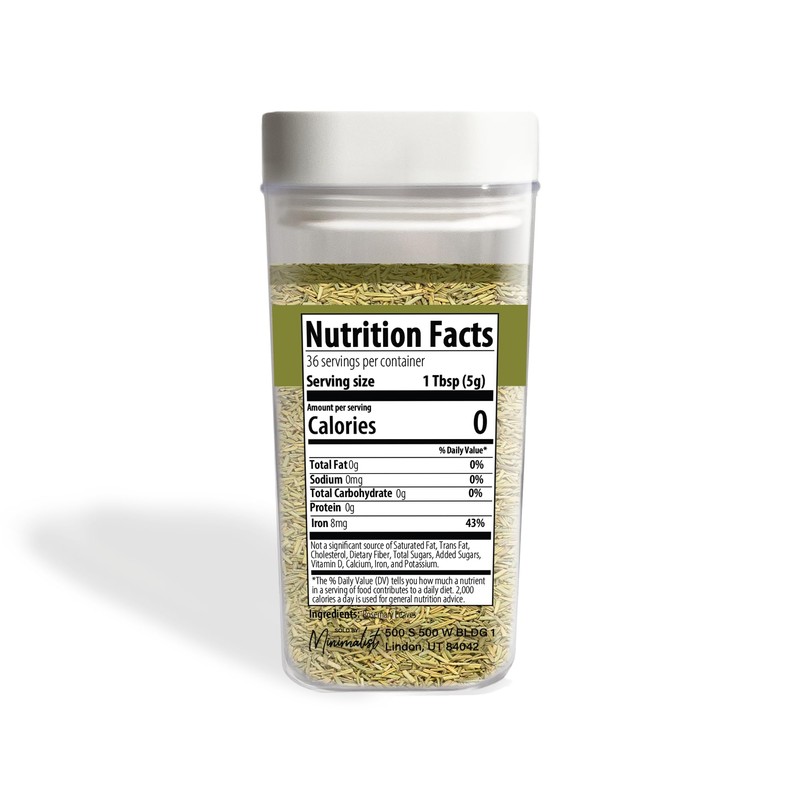 Minimalist Rosemary Leaves (6.4 oz), Cut & Sifted, Versatile, Reusable