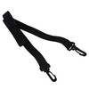 Black Laptop Shoulder Strap, Adjustable Bag Strap Replacement with Metal