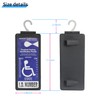 Yuoyar Portable Handicap Placard Holder for Auto - Ultra Transparent