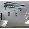 Spice Rack Organizer Wall Mounted with Paper Towel Holder, Bathroom