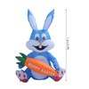 1.2 m Easter Inflatables Rabbit Cartoon Cute Fun Innovative Blow