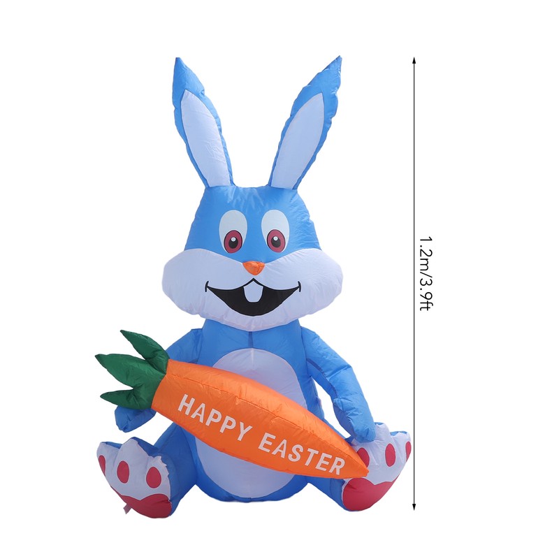 1.2 m Easter Inflatables Rabbit Cartoon Cute Fun Innovative Blow