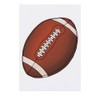 'Rugby Ball' Temporary Tattoo - Water Resistant, Skin-Safe, Non-Toxic Transfer