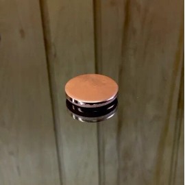 Unbranded Copper Disk Circle Blanks 1" Diameter 1/8'' Thick 10 Pieces Disc Discs Disks