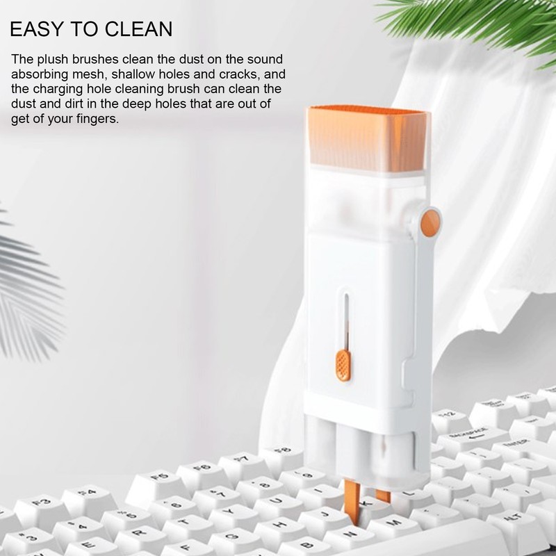 Keyboard Cleaning Kit Multifunctional Keyboard Cleaning Brush with Keycaps Puller