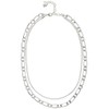 Lucky Brand Chunky Chain Layer Necklace, Silver, One Size