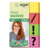 SIGEL HN635 Index Page Markers, Symbol ?/!/signature/arrow, 4 colours, 160