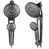 AQUABAR High-Pressure 48-mode 3-way Shower Spa Combo with Adjustable 18"