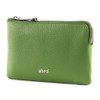 abro Leather Dalia Cosmetic Bag Lime, lime