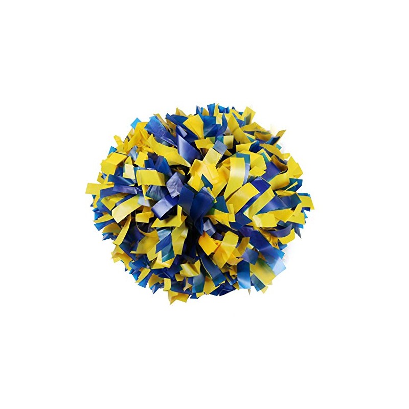 Danzcue Paquete de 2 pompones de plástico de 6 pulgadas