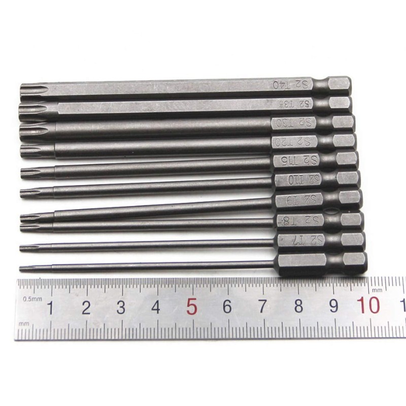 Aiyun 11-Piece Shark Vacuum Screwdriver Security Bit Set, S2 Steel