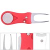 All Metal Foldable Golf Divot Tool with Pop-up Button &