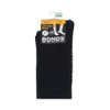 Bonds Kids Logo Light Crew Socks, Black (4 Pack), 3-8