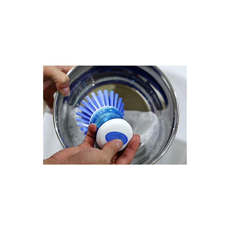 GOSONO 2PCS Hydraulic Plastic washing brush pot multicolor kitchen gadgets
