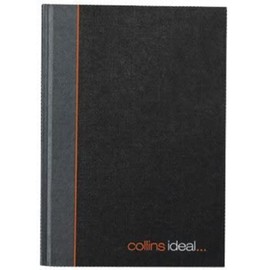Ideal - A4 Cashbook Feint - 192 Pages - Black - 6428