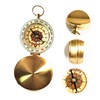 Sosoport Elegant Copper Compass Pendant Compact Design for Hiking Camping