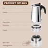 VONATES Stovetop Espresso Maker, 6 cup Moka Pot, Italian Coffee