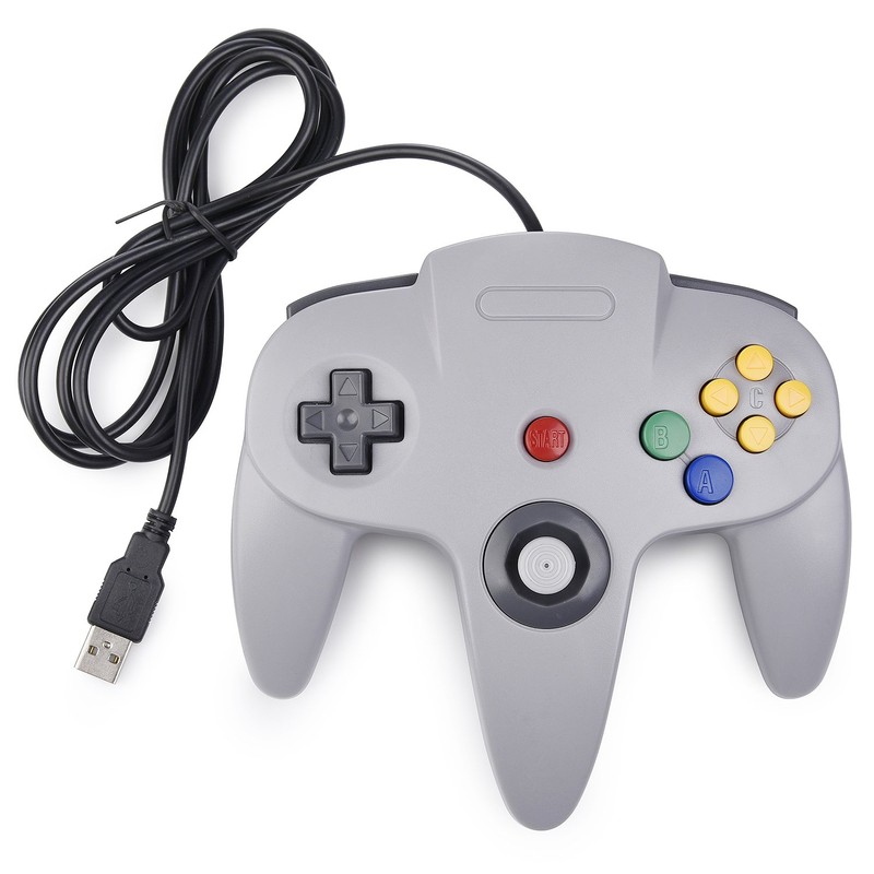 2 Pack Classic N64 Controller, kiwitatá Retro N64 Remote Wired