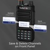 Radioddity MU-5 MURS Radio, License Free Two-Way Radio Rechargeable, Display