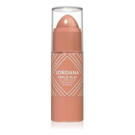 Jordana Triple Play All Over Color Rubor Labios Sombra Nude Peach