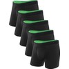 TIICHOO Mens Incontinence Underwear Washable with Absorbency Fly Front Leak