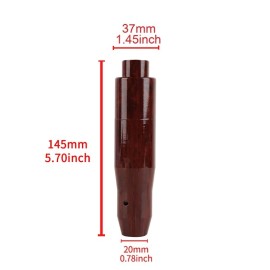 Unbranded JDM Universal BRIDE Wooden Aluminum Automatic Stick Gear Shift Knob Shifter