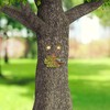 Relaxdays Tree Face Old Man, 3 Pieces, Weatherproof Artificial Stone,