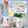 WANDIC 10 Sheets Rub On Transfer Sticker, Ocean Style Fish