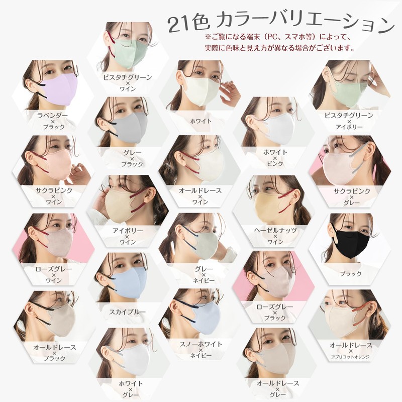 GINZA STYLE Mask, Small, 3D Mask, Non-Woven Fabric, 3D, Made